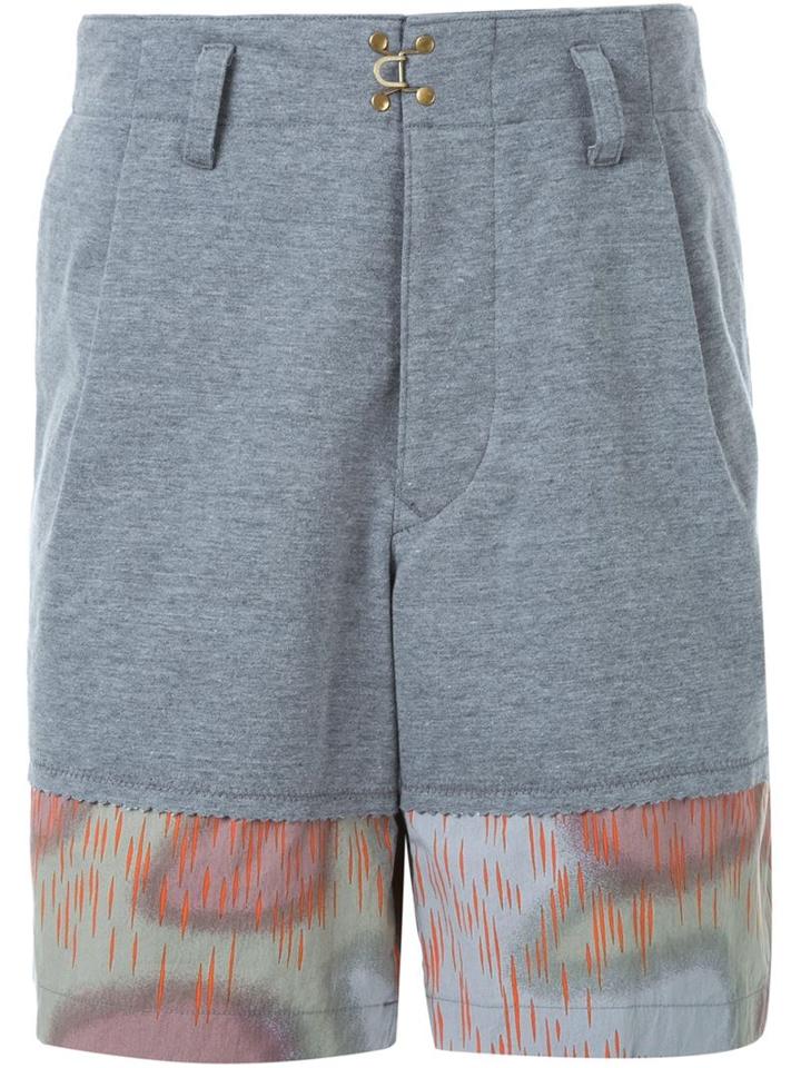 Kolor Patchwork Jersey Shorts