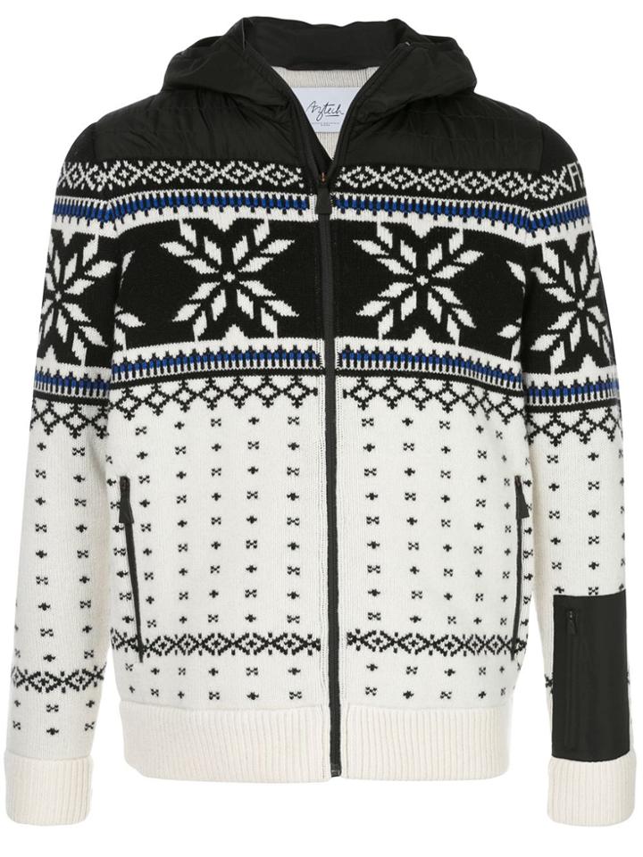 Aztech Mountain Aspen Flake Hooded Jacket - White