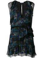 Iro Ruffle-trim Fitted Dress - Blue