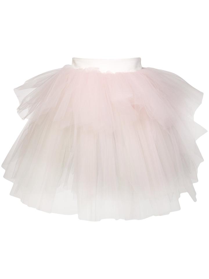 Fausto Puglisi Short Tulle Skirt - Pink & Purple