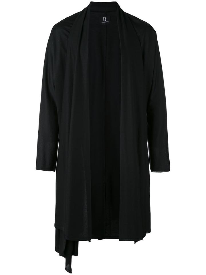 Yohji Yamamoto - Waterfall Cardigan - Unisex - Tencel - 2, Black, Tencel
