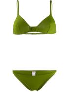 Eres Decorative Button Bikini - Green