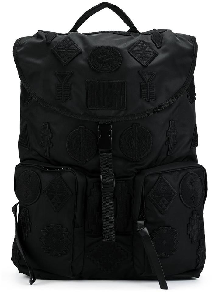 Marcelo Burlon County Of Milan Patched Backpack