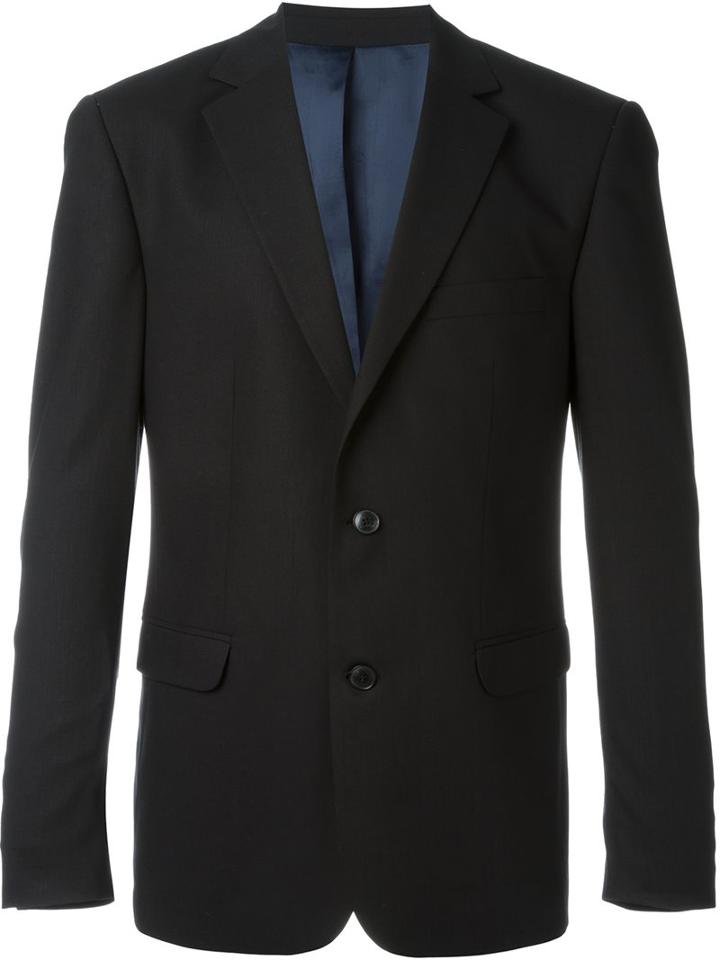 A Kind Of Guise 'classy Notch' Blazer, Men's, Size: 48, Black, Merino/viscose
