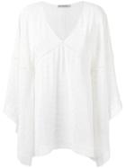 Martha Medeiros Embroidered Lucy Kaftan - White