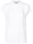 Vince Mandarin Collar Shirt - White