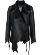Ann Demeulemeester Side Fastening Jacket - Black