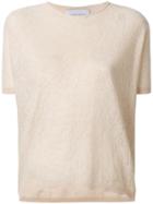 Christian Wijnants Embroidered Short-sleeve Top - Nude & Neutrals