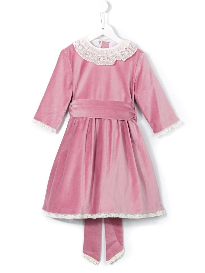 Amaia Lace Collar Dress, Girl's, Size: 6 Yrs, Pink/purple