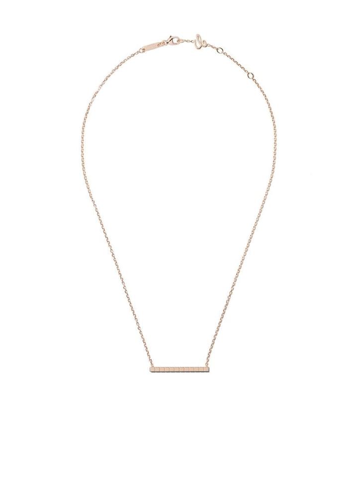 Chopard 18kt Rose Gold Ice Cube Necklace - Fairmined Rose Gold