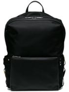 Fendi Logo Straps Nylon Backpack - Black