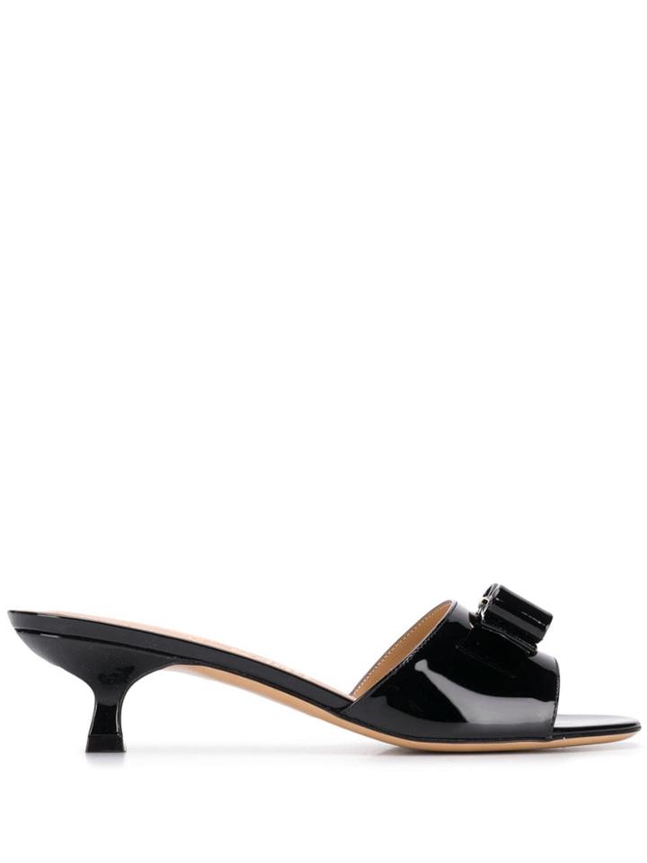 Salvatore Ferragamo Ginostra Mules - Black