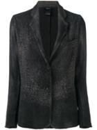 Avant Toi - Embellished Blazer - Women - Cotton/linen/flax/polyamide/cashmere - Xs, Black, Cotton/linen/flax/polyamide/cashmere