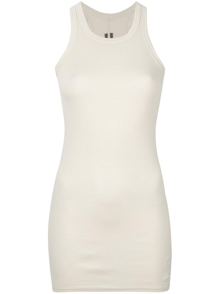 Rick Owens Drkshdw Rib Tank Top - Nude & Neutrals