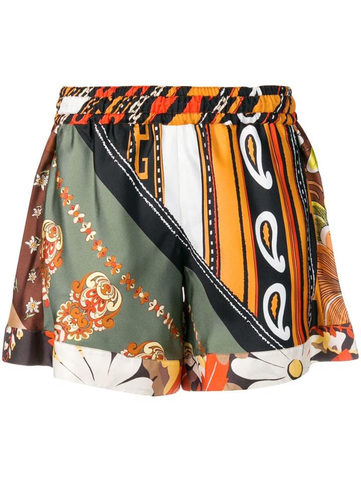 Chloé Printed Shorts - Brown