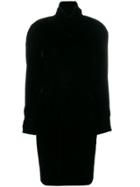 Fendi Vintage Velvet High Neck Dress - Black
