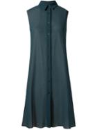 Uma Raquel Davidowicz Sleeveless Shirt Dress, Women's, Size: 40, Green, Polyester