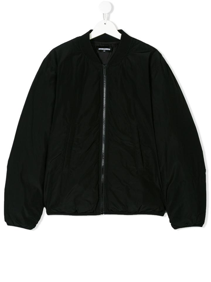 Dsquared2 Kids Teen Bomber Jacket - Black