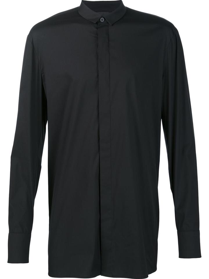 Thamanyah Plain Shirt, Men's, Size: 52, Black, Cotton/spandex/elastane