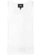 Marc Jacobs Scalloped Edge Vest Top - White