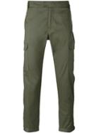 Les Hommes - Straight Cargo Trousers - Men - Cotton/spandex/elastane - 46, Green, Cotton/spandex/elastane