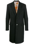 Palm Angels Single Breasted Coat - Black
