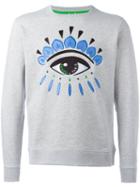 Kenzo Eye Sweatshirt, Men's, Size: Medium, Grey, Cotton