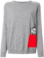 Chinti & Parker Little My Peek Pocket Jumper - Grey