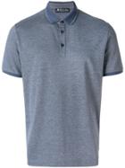Loro Piana Plain Button Polo Shirt - Blue