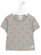 American Outfitters Kids Star Print T-shirt, Girl's, Size: 12 Yrs, Grey