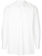 Kent & Curwen Buttoned Pleat Shirt - White