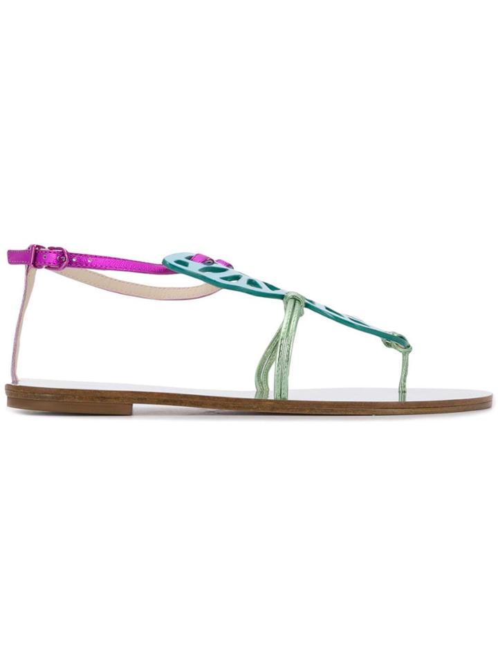 Sophia Webster Butterfly Wing Sandals - Blue