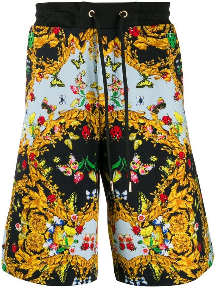 Versace Jeans Couture Printed Shorts - 899 Black