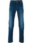 Jacob Cohen Slim Fit Jeans, Men's, Size: 31, Blue, Cotton/polyester/spandex/elastane