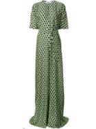 Tome 'geometric Print Oversized' Jumpsuit, Women's, Size: Large, Green, Polyester/viscose
