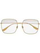 Dior Eyewear Stella Oversized Sunglasses - Gold