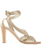 Hermes Vintage Pleated Strap Sandals