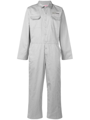 Polythene* Optics Structured Jumpsuit - Grey