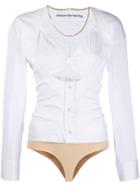 Alexander Wang Striped Shirt Bodie - White