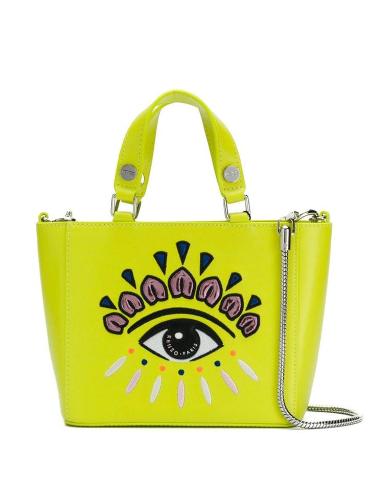 Kenzo Embroidered Eye Tote - Green