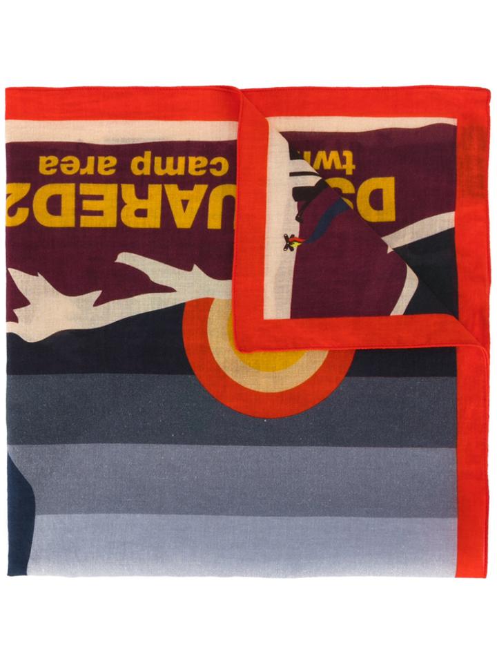 Dsquared2 Scout Camp Scarf - Multicolour