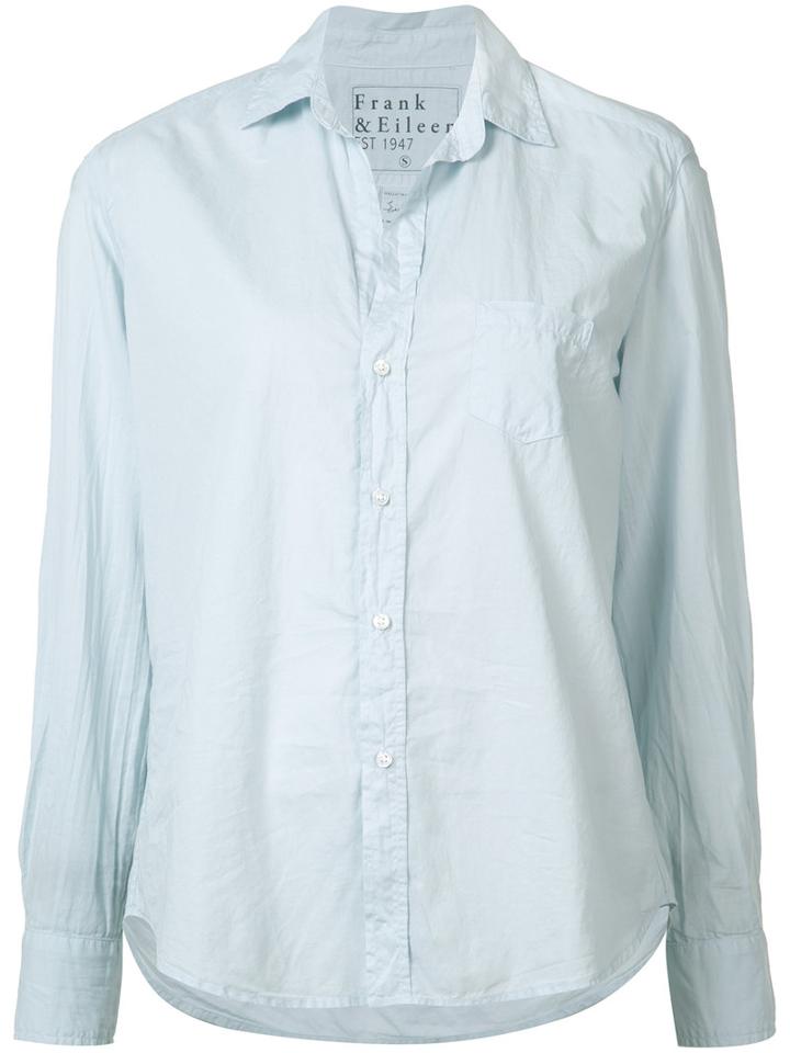 Frank & Eileen 'eileen' Shirt, Women's, Size: Small, Blue, Cotton