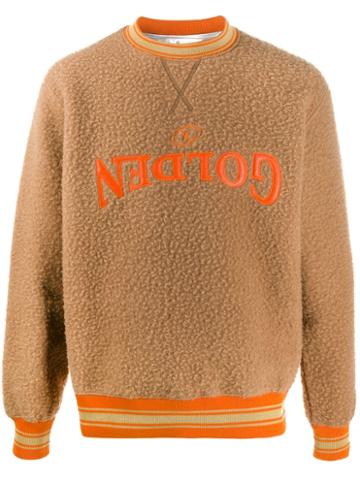 Golden Goose Fleece Logo Sweatshirt - Neutrals