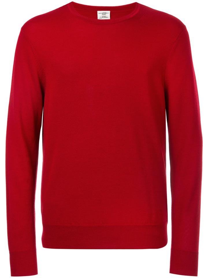 Kent & Curwen Crew Neck Jumper - Red