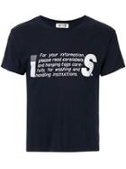 Issey Miyake Pre-owned 1980's Sports Line Care Label Logo T-shirt -