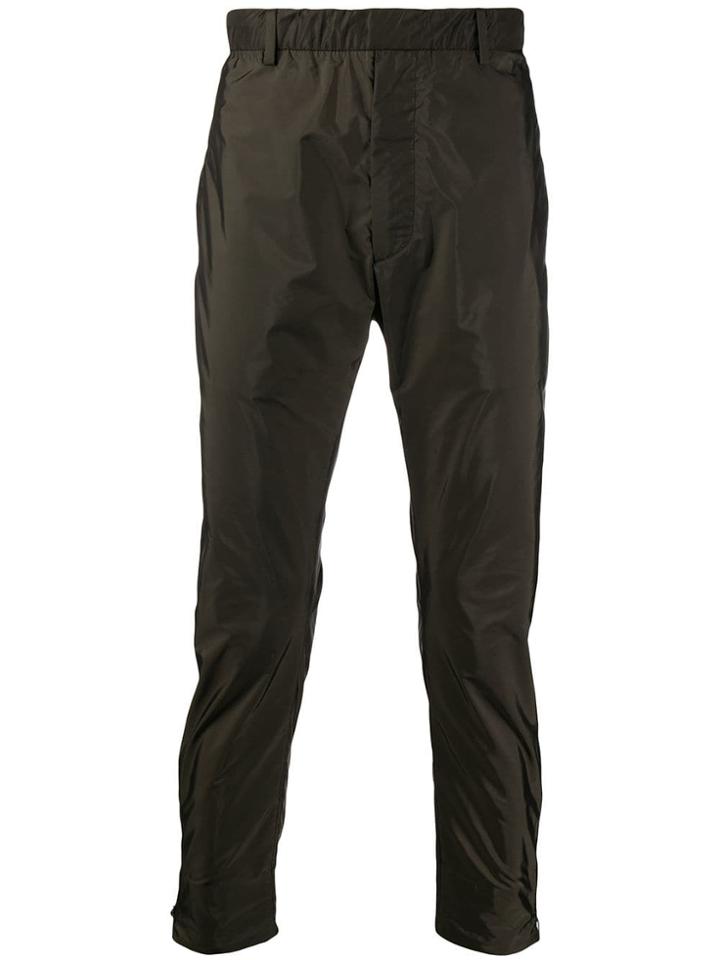 Prada Lightweight Track Trousers - Green