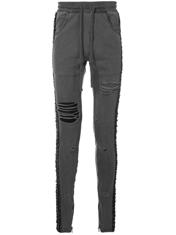 Alchemist Distressed Jogging Trousers - Grey