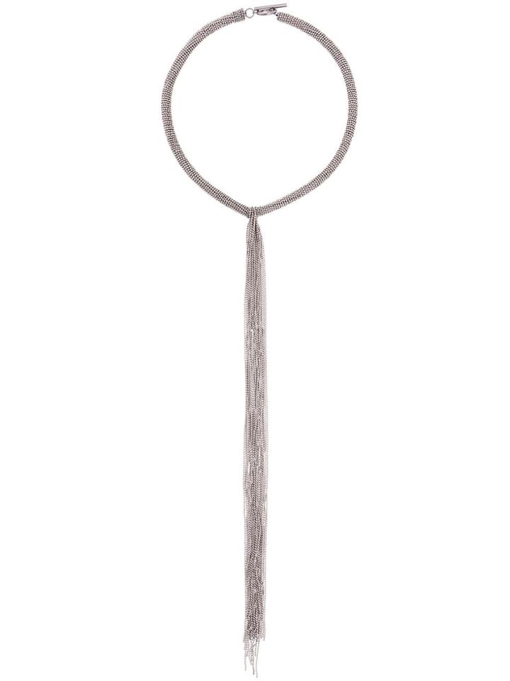 Brunello Cucinelli Tied Chain Necklace - Silver
