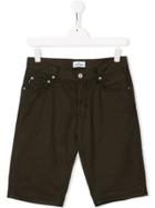 Stone Island Junior Slim Shorts - Green