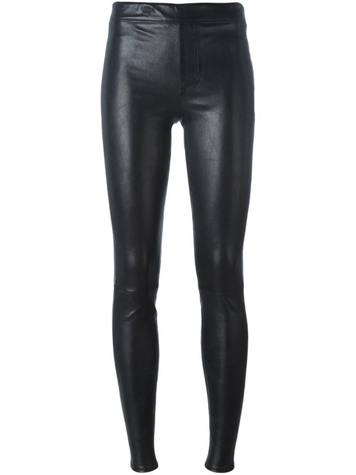 Helmut Lang Skinny Leather Trousers